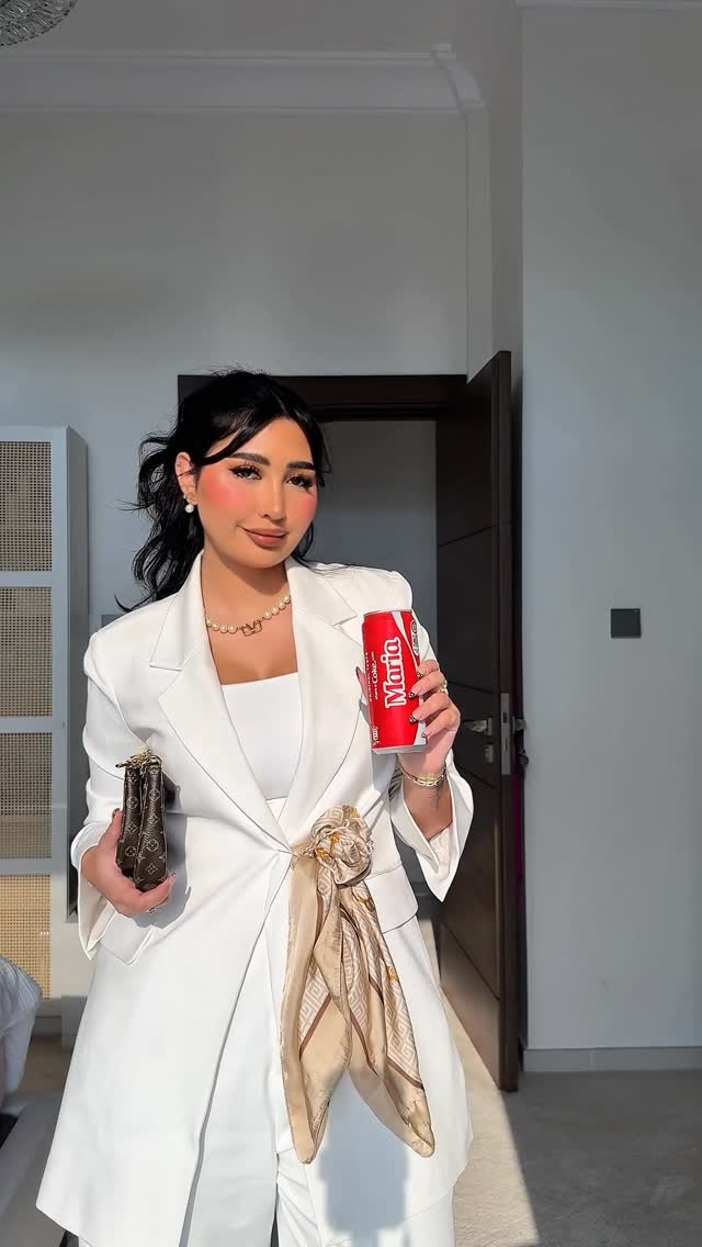 Instagram post by @maria.moaaz_ for Noon. Caption reads: Got my name on a Coke can 😭✨
See below for how to....