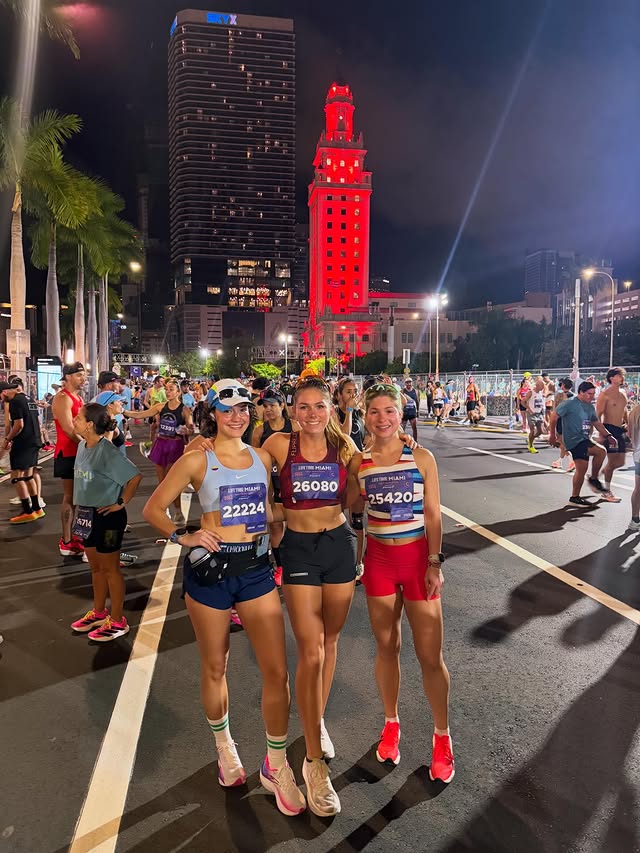 Instagram post by @liane_lopez19 for FlipBelt. Caption reads: A race for the people ❤️‍🔥 The highs - 1. Pacing....