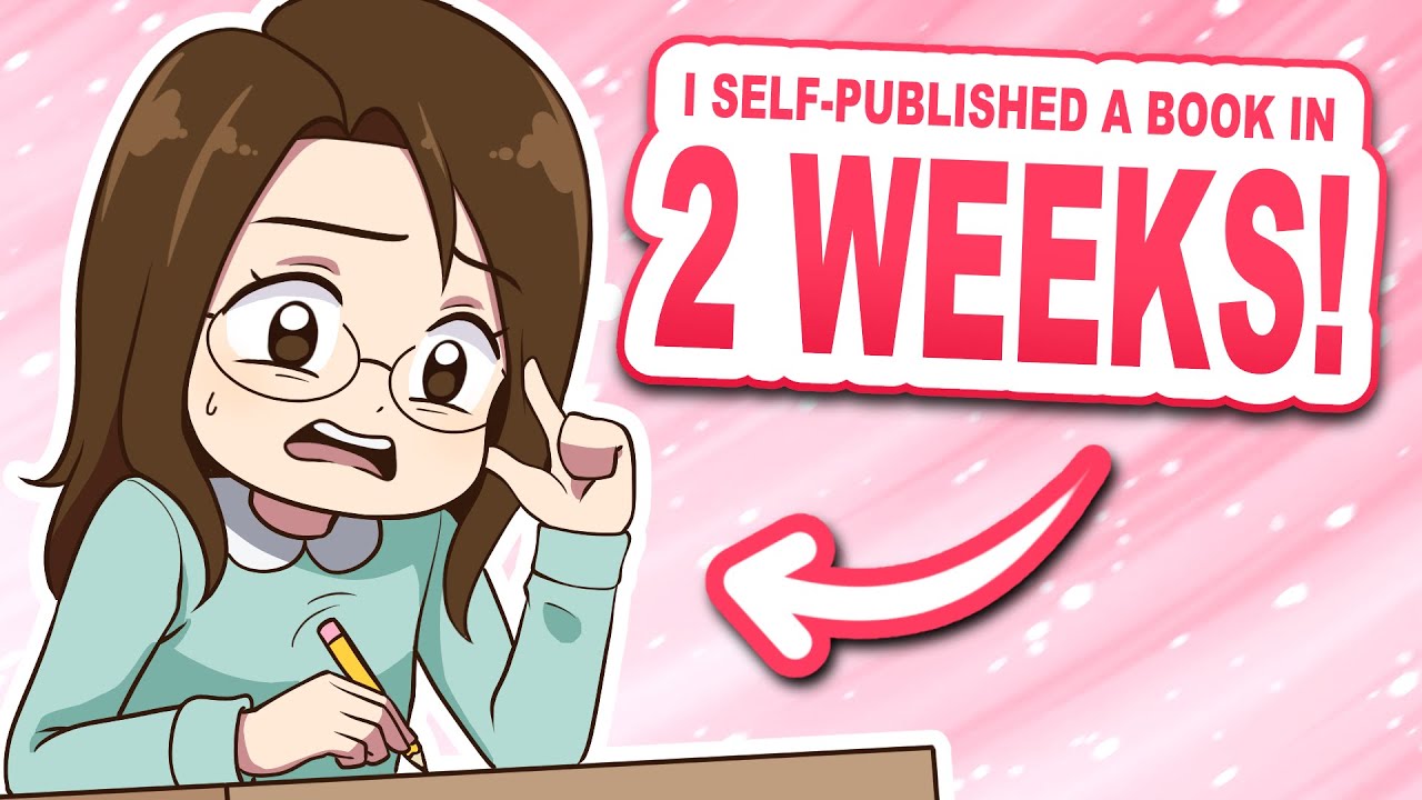 YouTube post by @Love2DrawManga for Gelato. Caption reads: I Self-Published a Book in TWO WEEKS! 🫠.