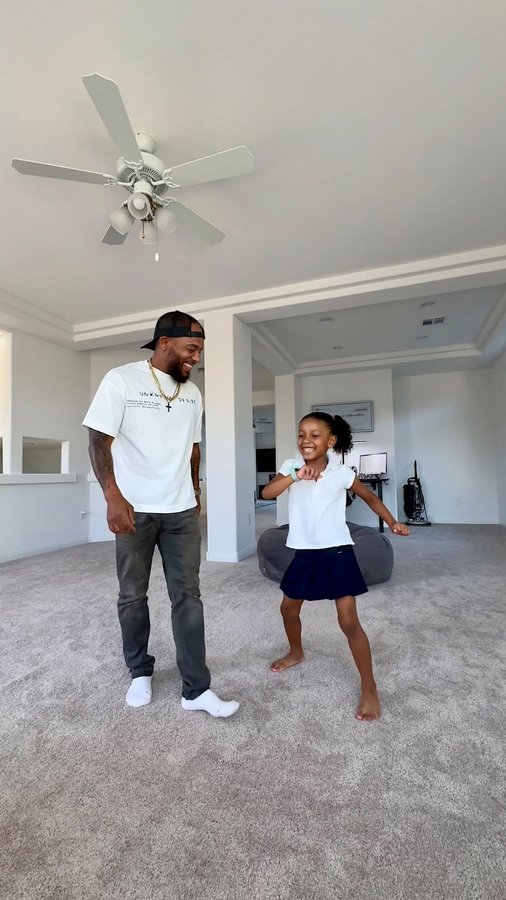 Instagram post by @terrylashley_ for Fitbit. Caption reads: [...] our kids and ourselves active. The @fitbit....