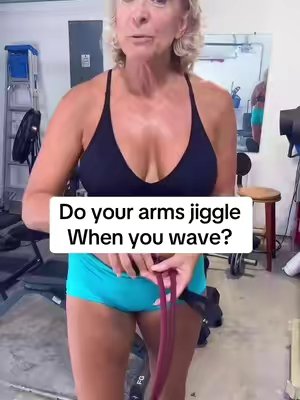 TikTok post by @dianeruggiero for Clean Nutra. Caption reads: [...] #tonedarms #workoutroutine @Clean Nutra....