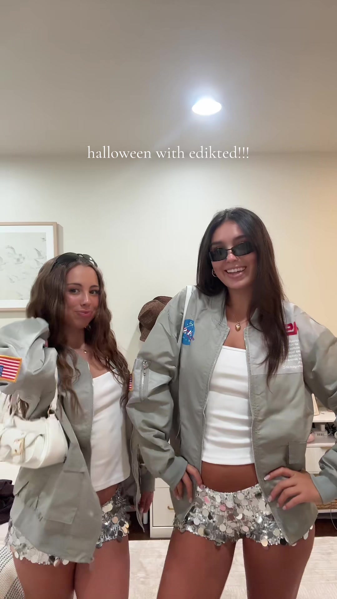 TikTok post by @madiluster for Edikted. Caption reads: [...] locked in with my girls & @Edikted 👻🖤 Use....