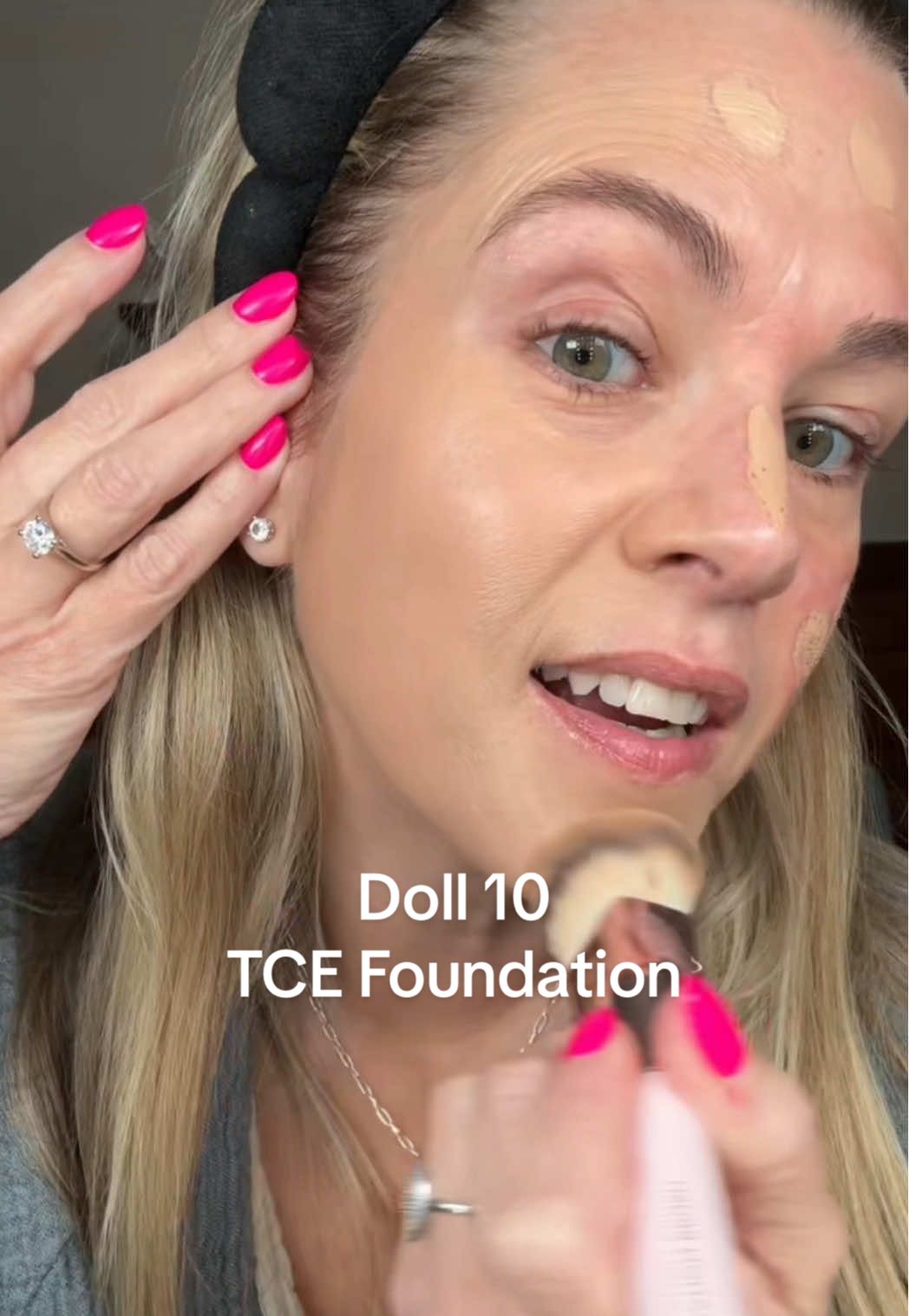 TikTok post by @thatgirlkaty2 for Doll 10 Beauty. Caption reads: [...] and is perfect for mature skin. @Doll 10....