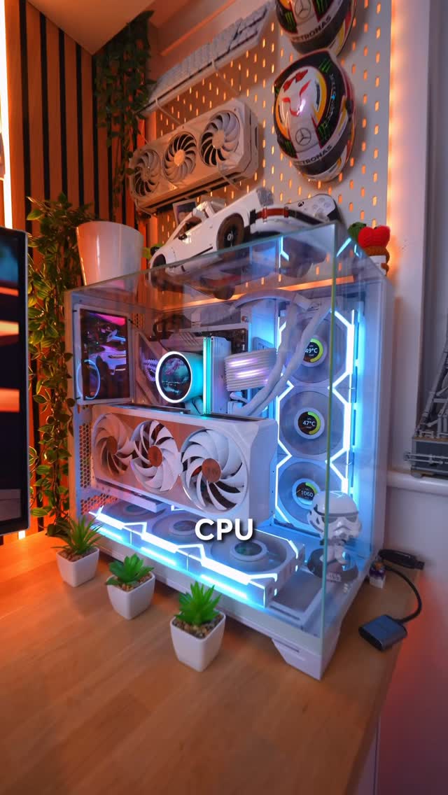 Instagram post by @spuddgaming for AMD. Caption reads: [...] hello to the fastest gaming CPU ever, the....