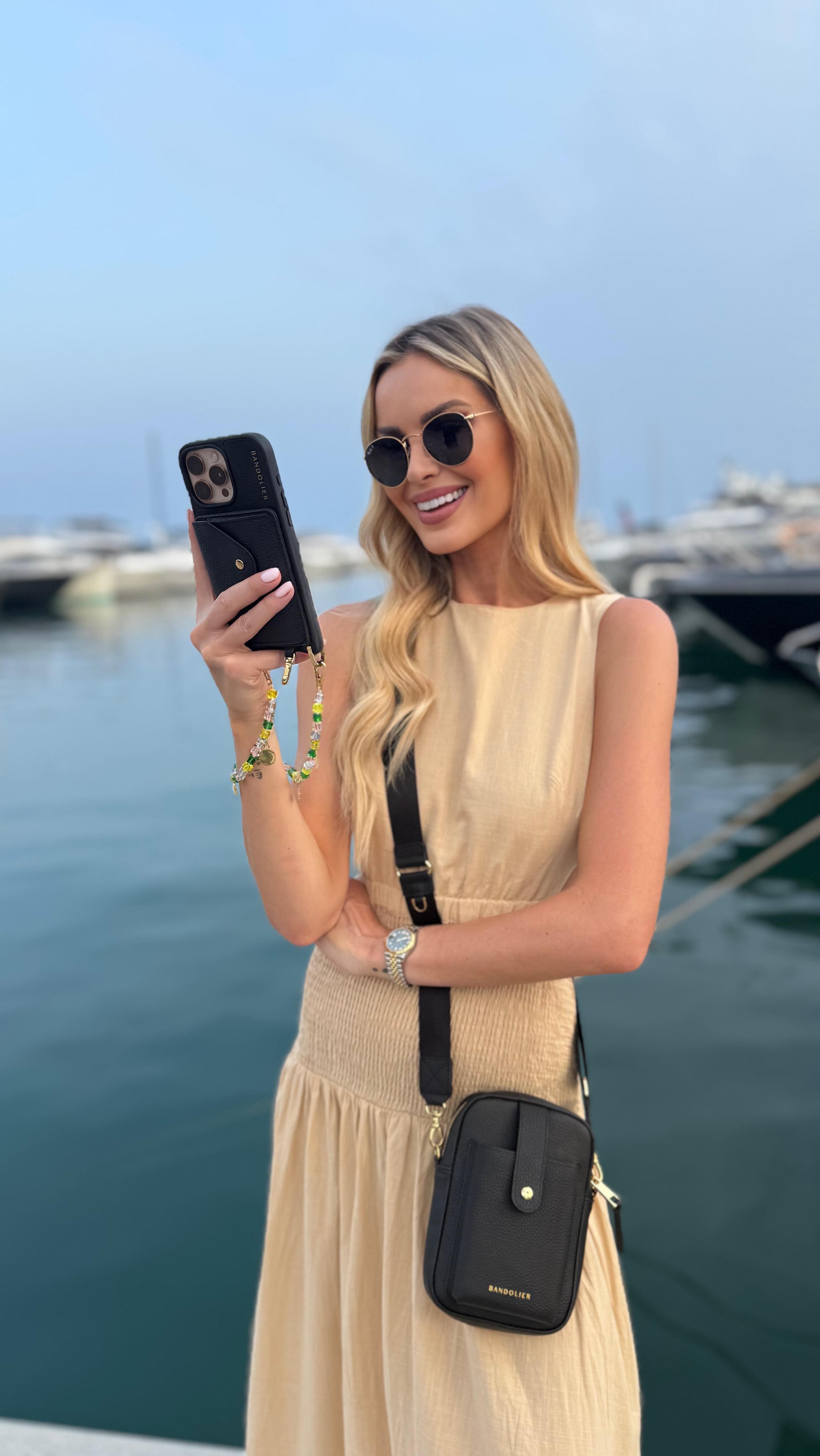 Instagram post by @iamkatyjohnson for BANDOLIER. Caption reads: [...] I consider truly irreplaceable, and my....