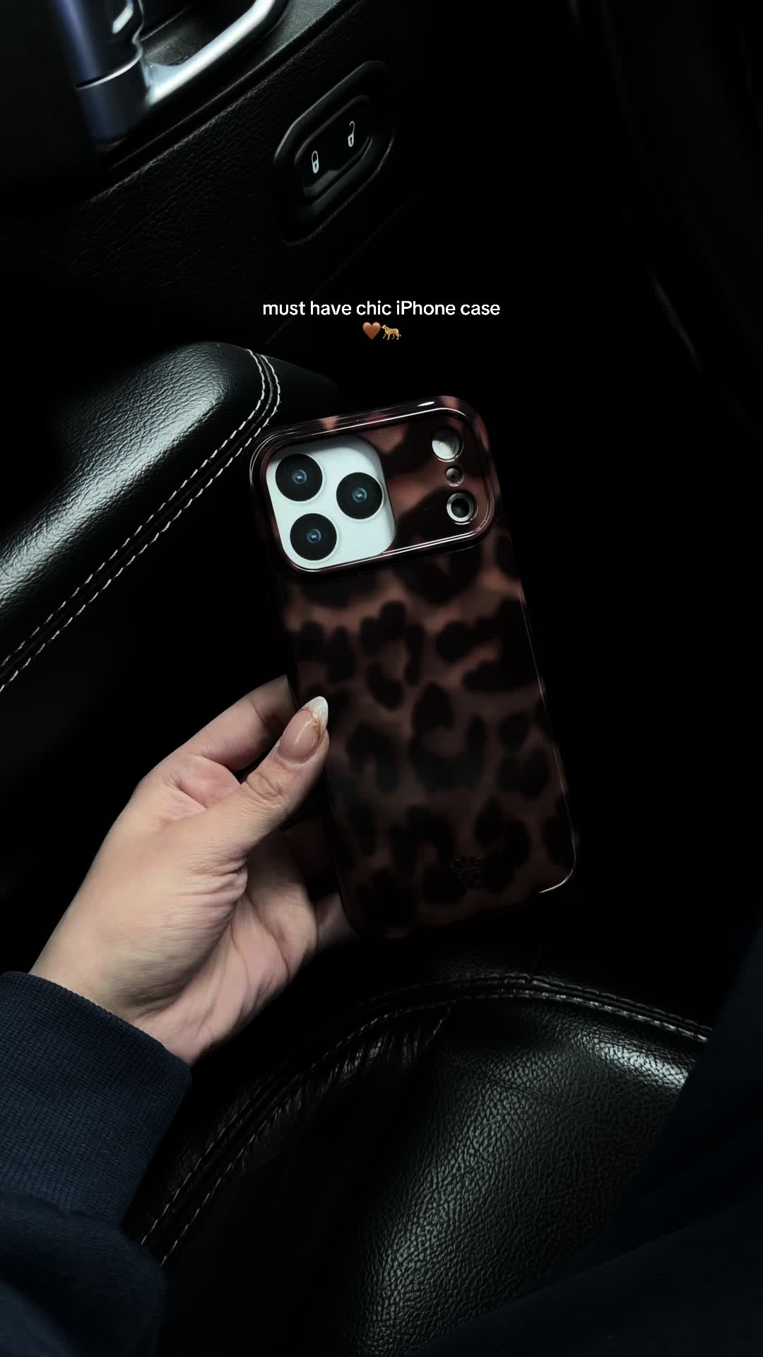 TikTok post by @judyypelayo for VELVET CAVIAR. Caption reads: [...] #aesthetic #girly #leopard @velvetcaviar .