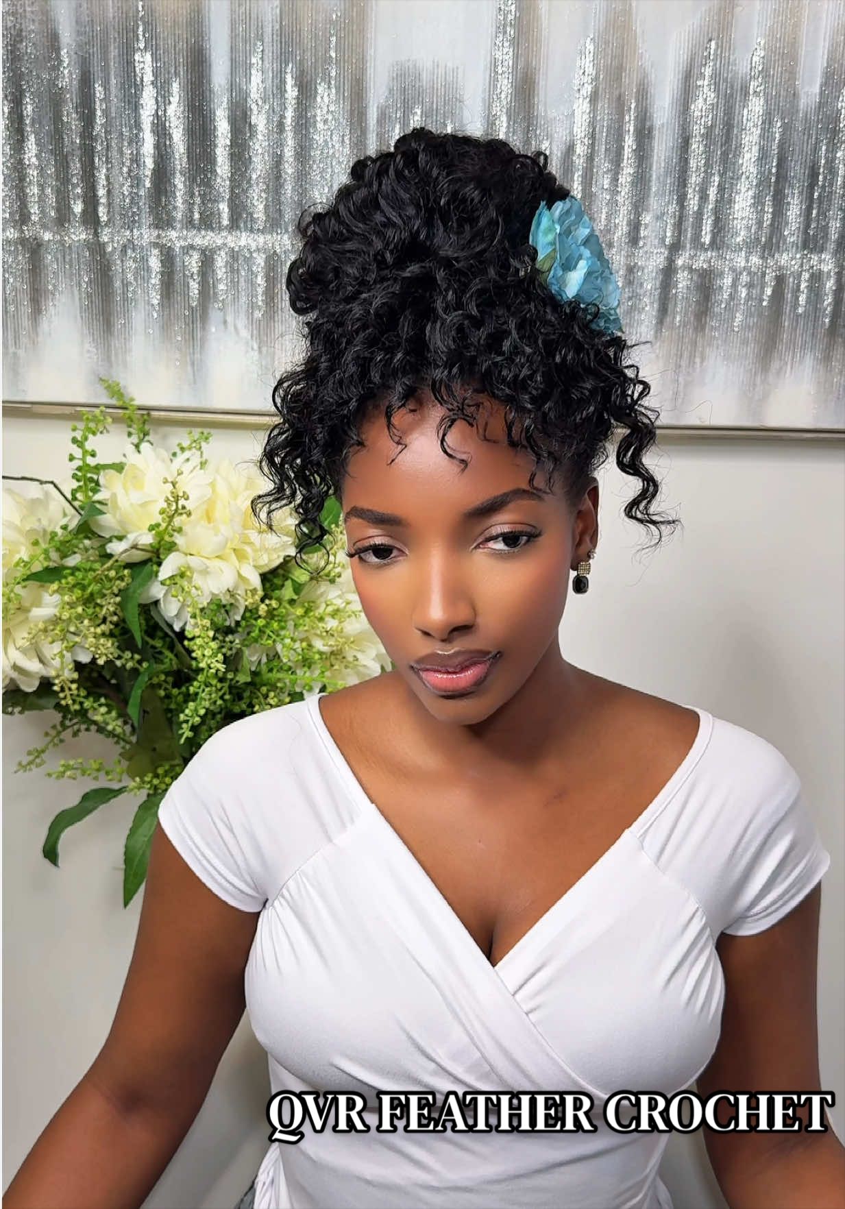 TikTok post by @mary_wiginfluencer for BGM Girl Hair. Caption reads: Get the perfect natural look with @qvr hair Deep....