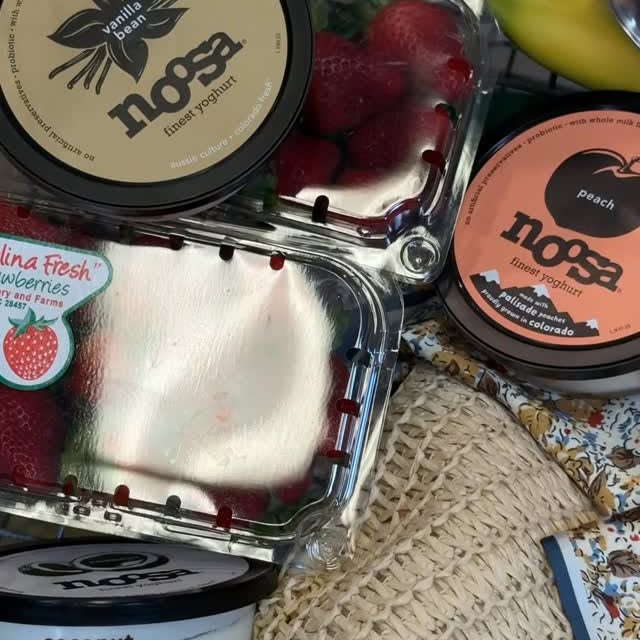 Instagram post by @brookevestrand for Noosa Yoghurt. Caption reads: Yogurt has been my biggest pregnancy craving,....