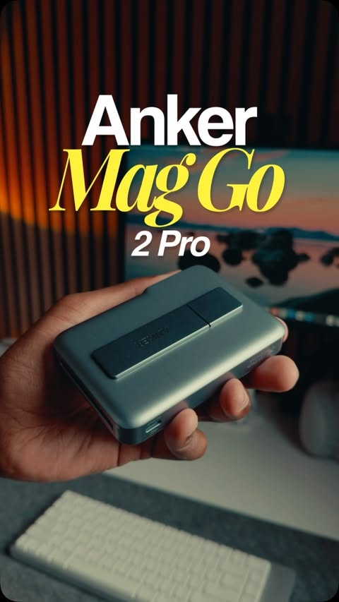 Instagram post by @sam_hlab for Anker. Caption reads: [...] world’s fastest MagSafe power bank! The....