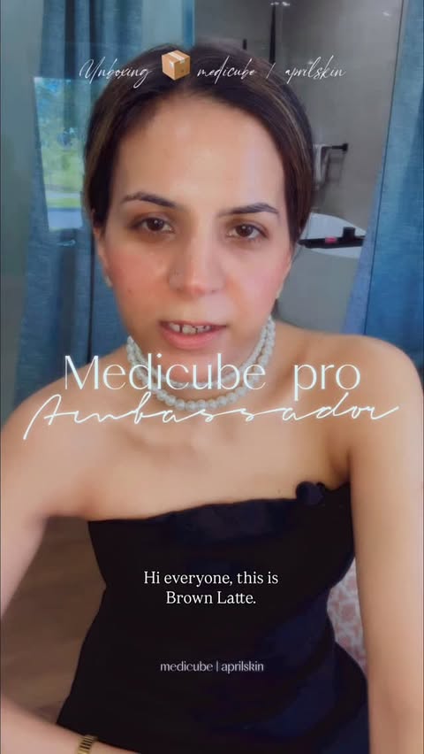 Instagram post by @brownlatte27 for APRILSKIN. Caption reads: #Ad | We did it!! 🎉
Six months of consistency,....