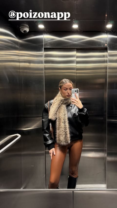 Instagram post by @juliannafresko for POIZON. Caption reads: Let’s put to test @poizonapp free authentication....