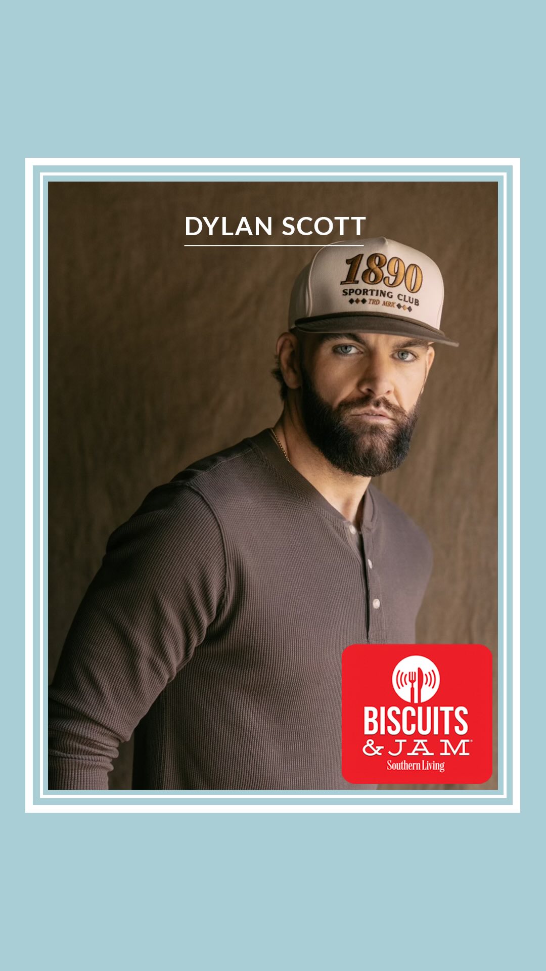 Instagram post by @sidmemphis for Southern Living. Caption reads: Dylan Scott grew up in Bastrop, Louisiana, a small....