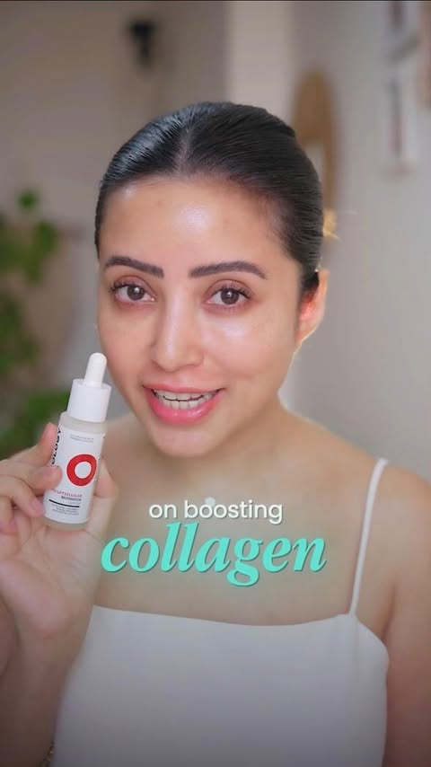 Instagram post by @debashreebiswas for Novology. Caption reads: Been trying the Novology Pro-Lift Serum lately and....