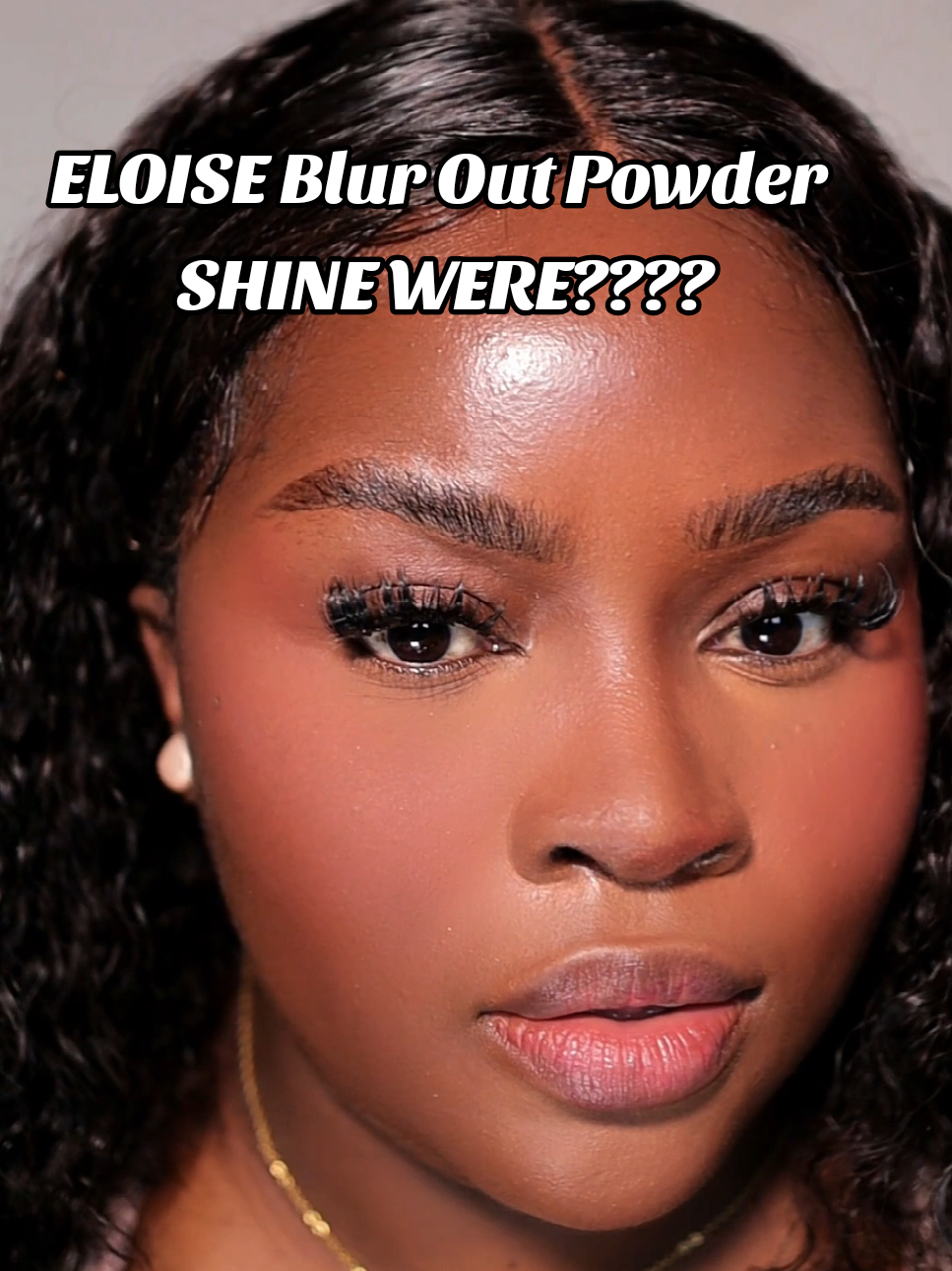 TikTok post by @nyashamuronzi for ELOISE BEAUTY. Caption reads: Eloise Blur Out Powder woww @Eloise Beauty Ltd....