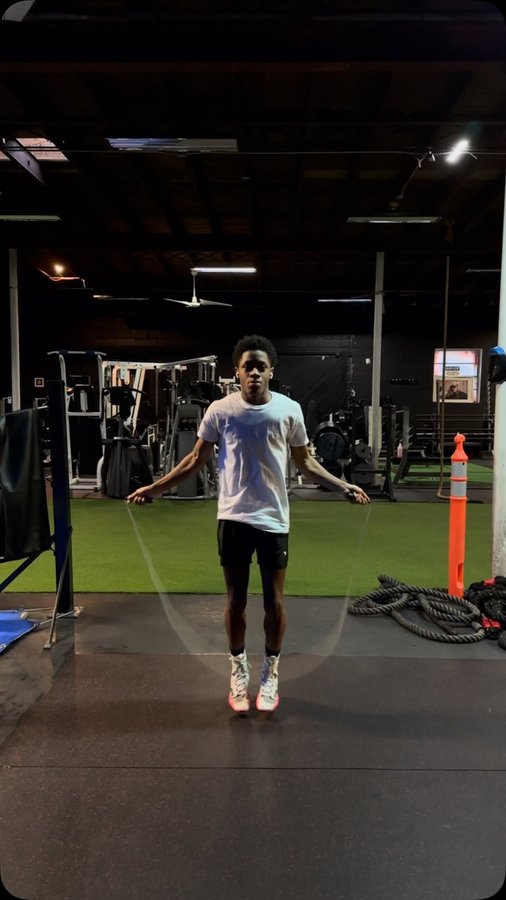 Instagram post by @young_dot_nation for BoxRope. Caption reads: Best rope in the game, no doubt about it!!! Use....