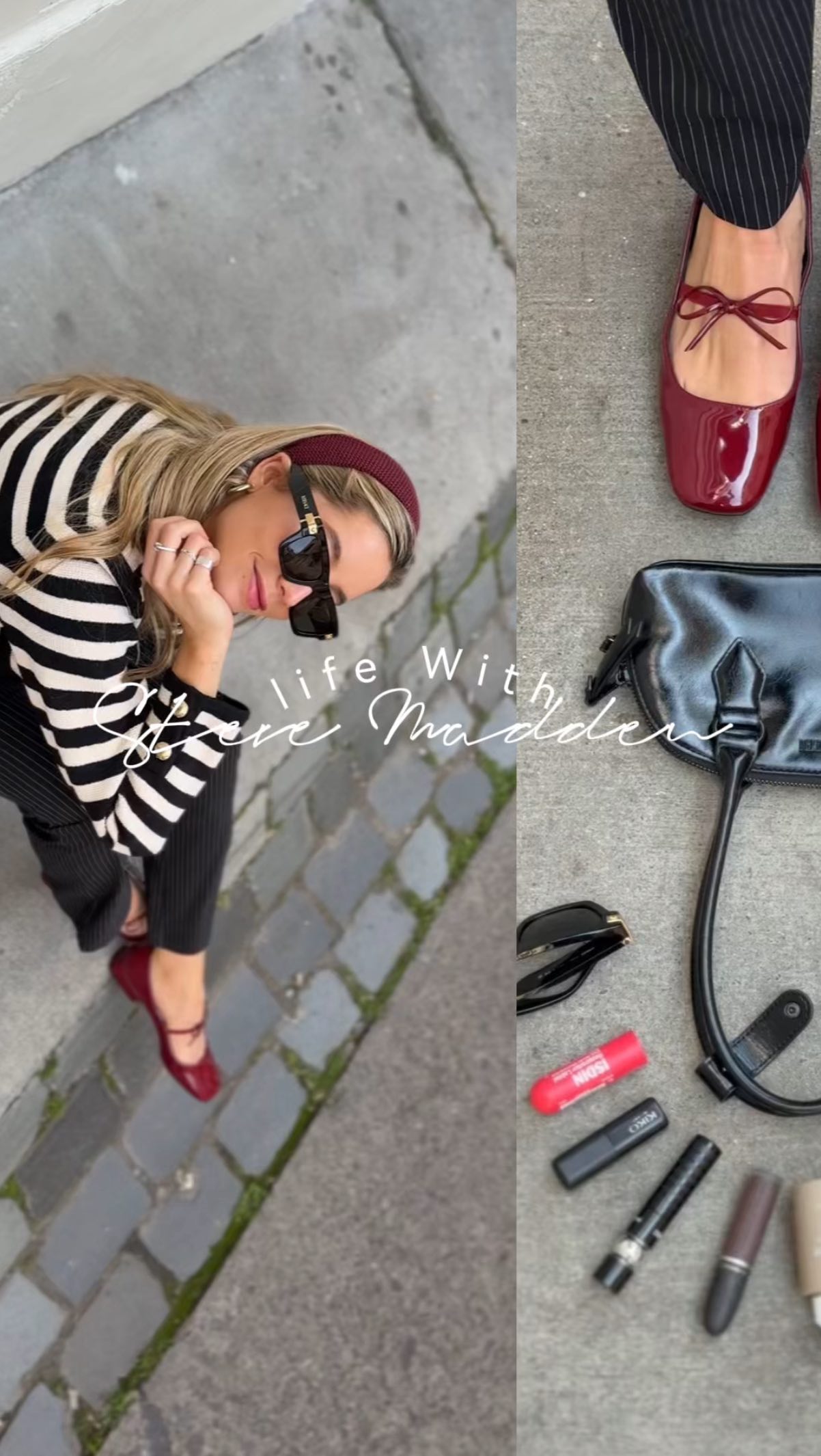 Instagram post by @lulioliva__ for Steve Madden. Caption reads: [...] lindo 🥹

Y mejor con mis @stevemaddencl....