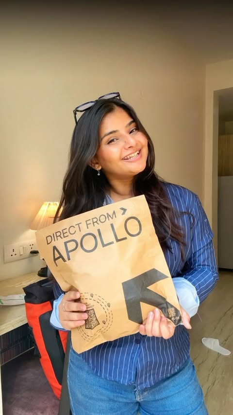 Instagram post by @tanyasversion for Apollo 24x7. Caption reads: Comment ‘Apollo’ for link! Imagine somehow....