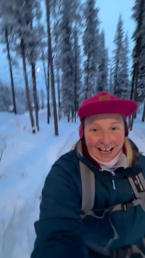 Instagram post by @pavlinasudrich for Hypershell. Caption reads: [...] first outdoor exoskeleton from....