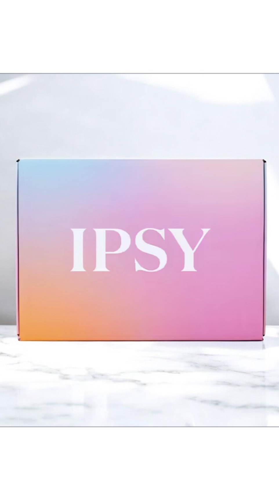 Instagram post by @glowdaily__ for Volition Beauty. Caption reads: 🌻 @ipsy x @boxycharm July’s box is here!....