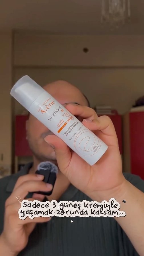 Instagram post by @kadirinbloguu for Eau Thermale Avène. Caption reads: #işbirliğideğilöneri / Marka isimleri geçtiği için....