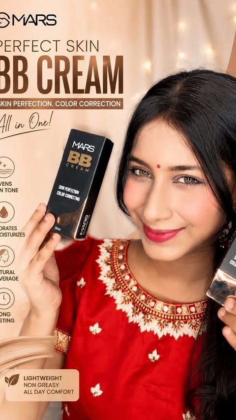 Instagram post by @dutta8862 for MARS Cosmetics. Caption reads: [...] SPF. My lazy girl makeup holy grail.....