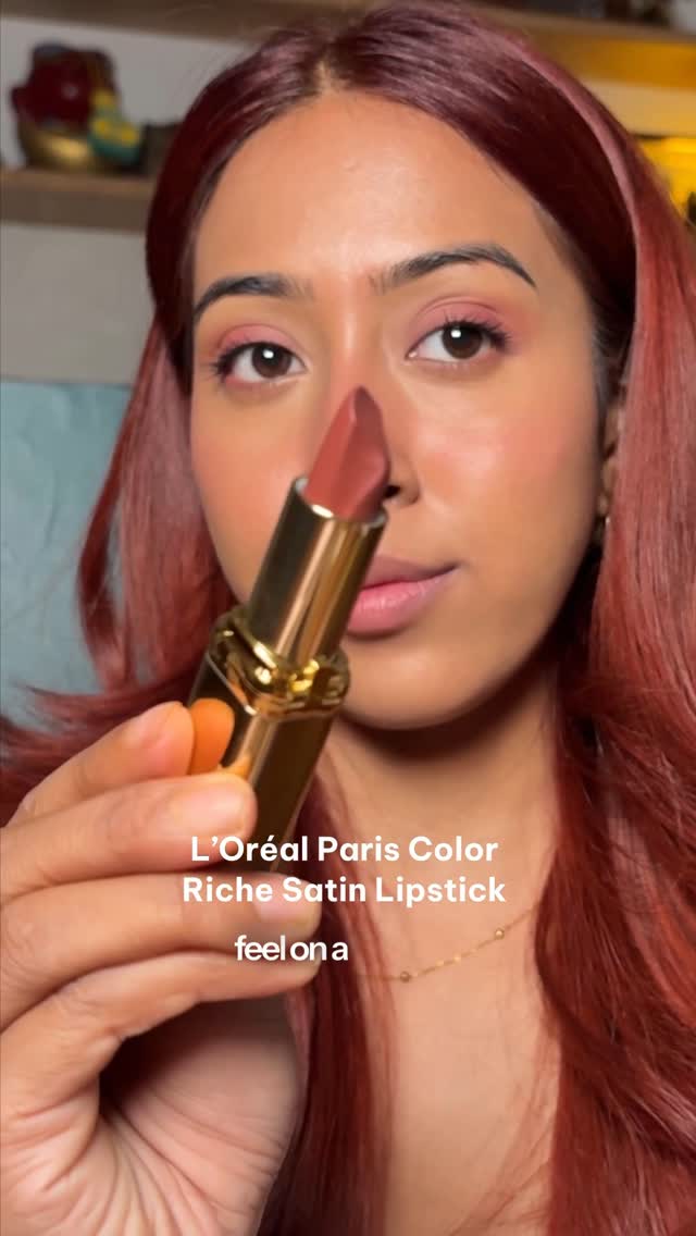 Instagram post by @arnakshi_kashyap for L'Oreal Paris. Caption reads: My Favourite L’Oréal Paris “Worth It” shade — it....