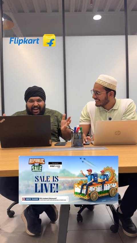 Instagram post by @turbanmirchie for Flipkart. Caption reads: [...] your gadgets, appliances & more in the....