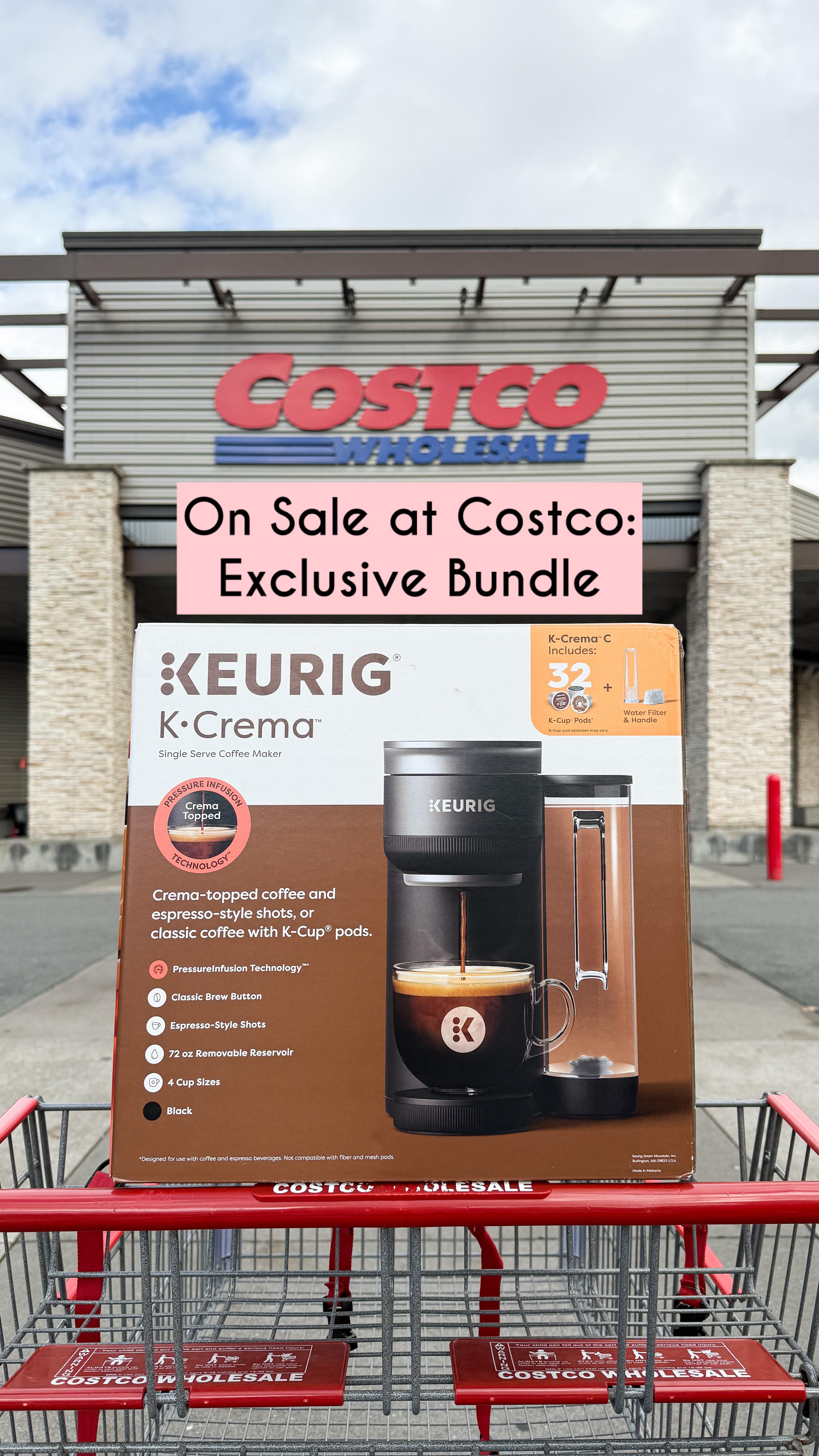 Instagram post by an influencer for Keurig. Caption reads: [...] now, you can save $40 on @keurig® K-Crema™....