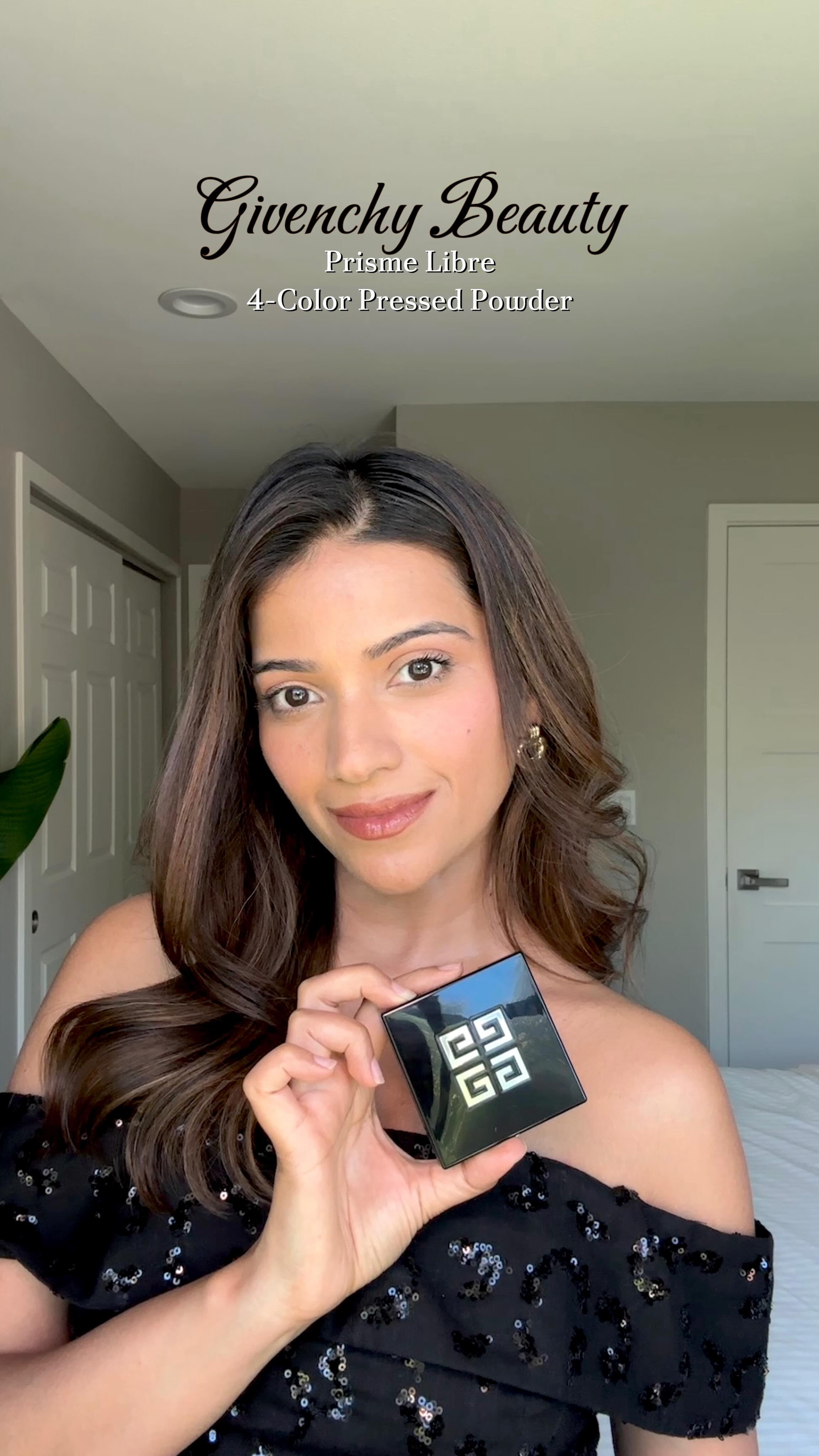 Instagram post by an influencer for Givenchy Beauty. Caption reads: [...] myself coming back to the Givenchy Beauty....