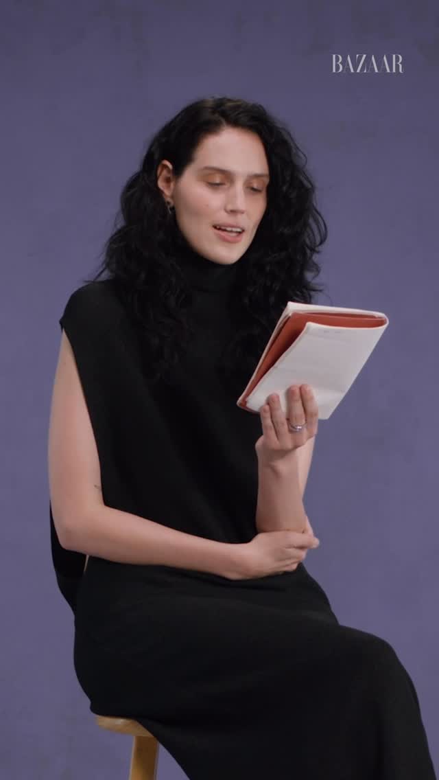 Instagram post by @evavictor for Harper’s BAZAAR. Caption reads: What’s iconic to @evavictor? Existing on Planet....