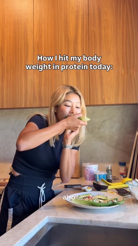 Instagram post by @rrayyme for Orgain. Caption reads: 1 month of hitting my bodyweight in protein and I....