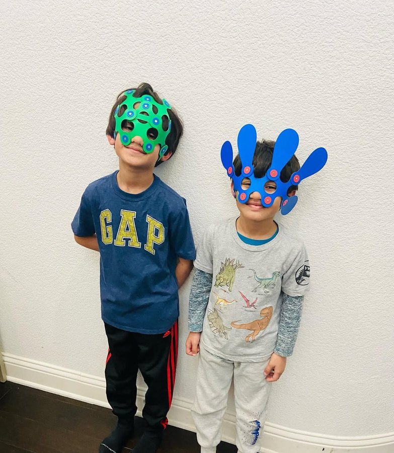 Instagram post by @a_piece_of_my_heaven for Clixo. Caption reads: Kids are so happy to receive @my_clixo stick n....