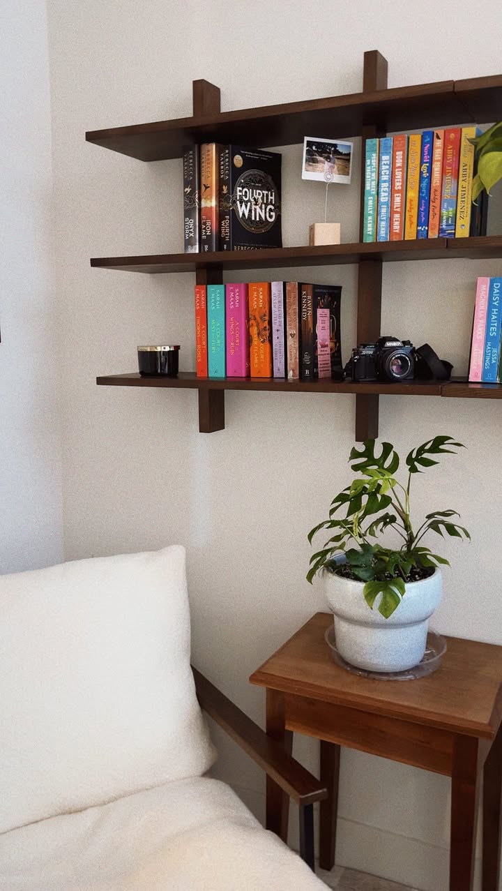 Instagram post by @lindsay.adkinson for Cozey. Caption reads: From a small, unused corner in our home to a cozy....