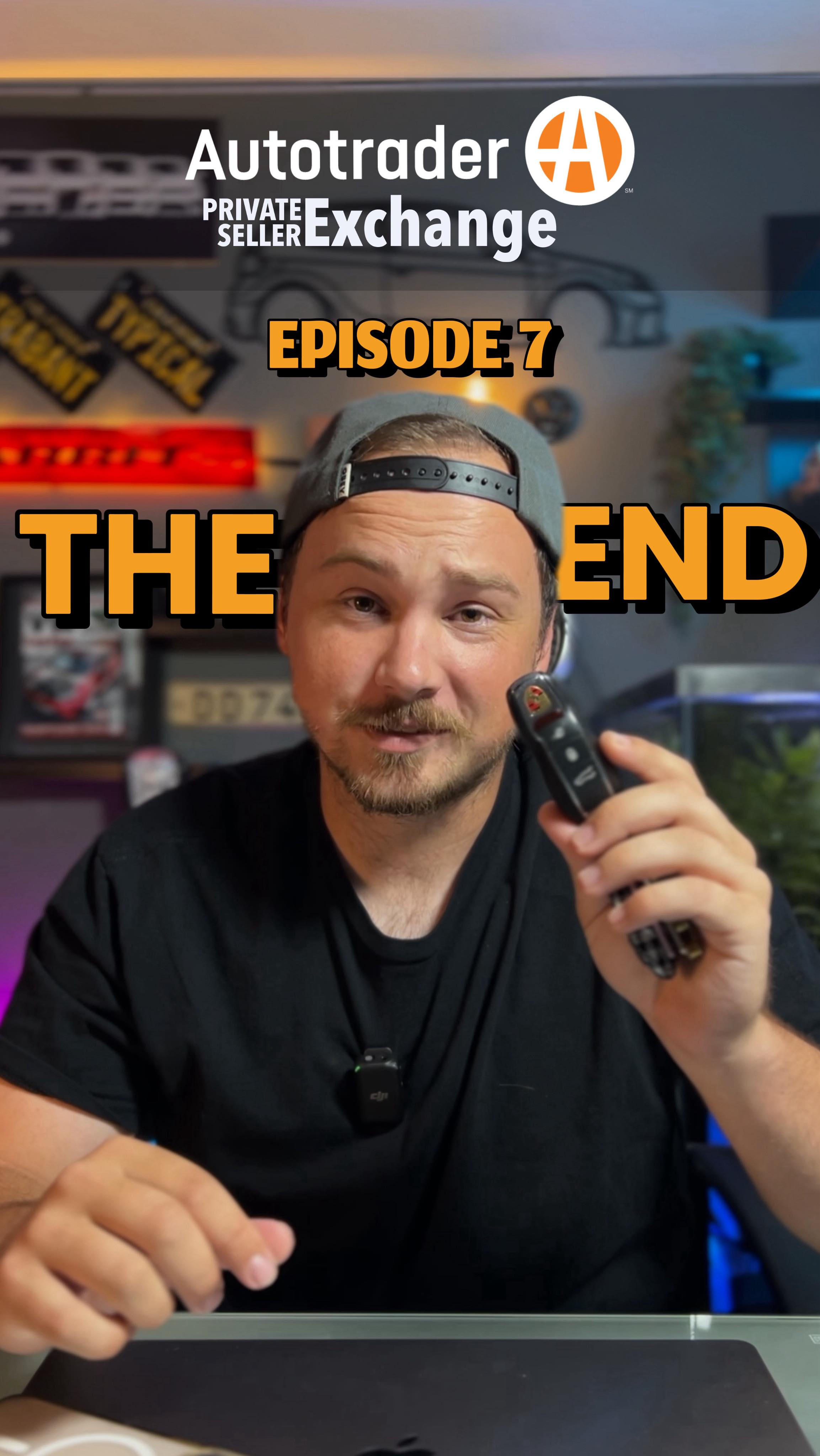 Instagram post by @typicalstevenn for Autotrader. Caption reads: THE END‼️EP7 - Car Buying w/ Private Seller....