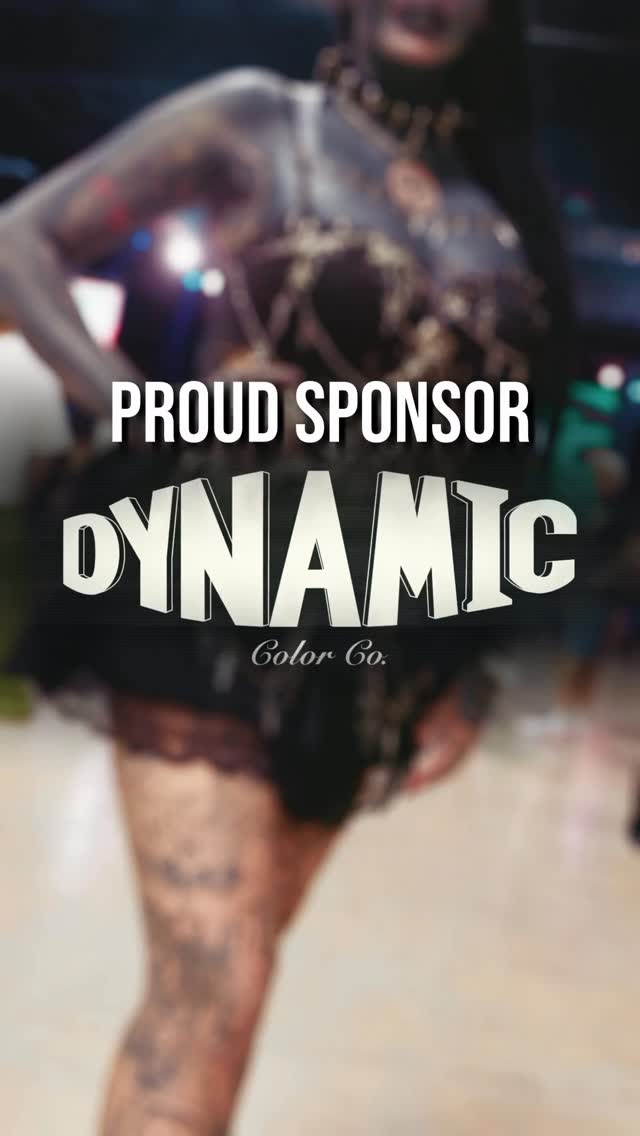 Instagram post by @emiliobodymod for Dynamic Color. Caption reads: Looking forward to another year of being a sponsor....