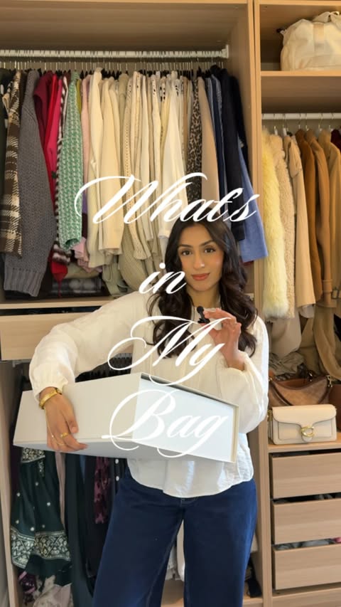 Instagram post by @zahraaa1 for CHARLES & KEITH. Caption reads: What’s in my bag @charleskeithofficial Calla tote....