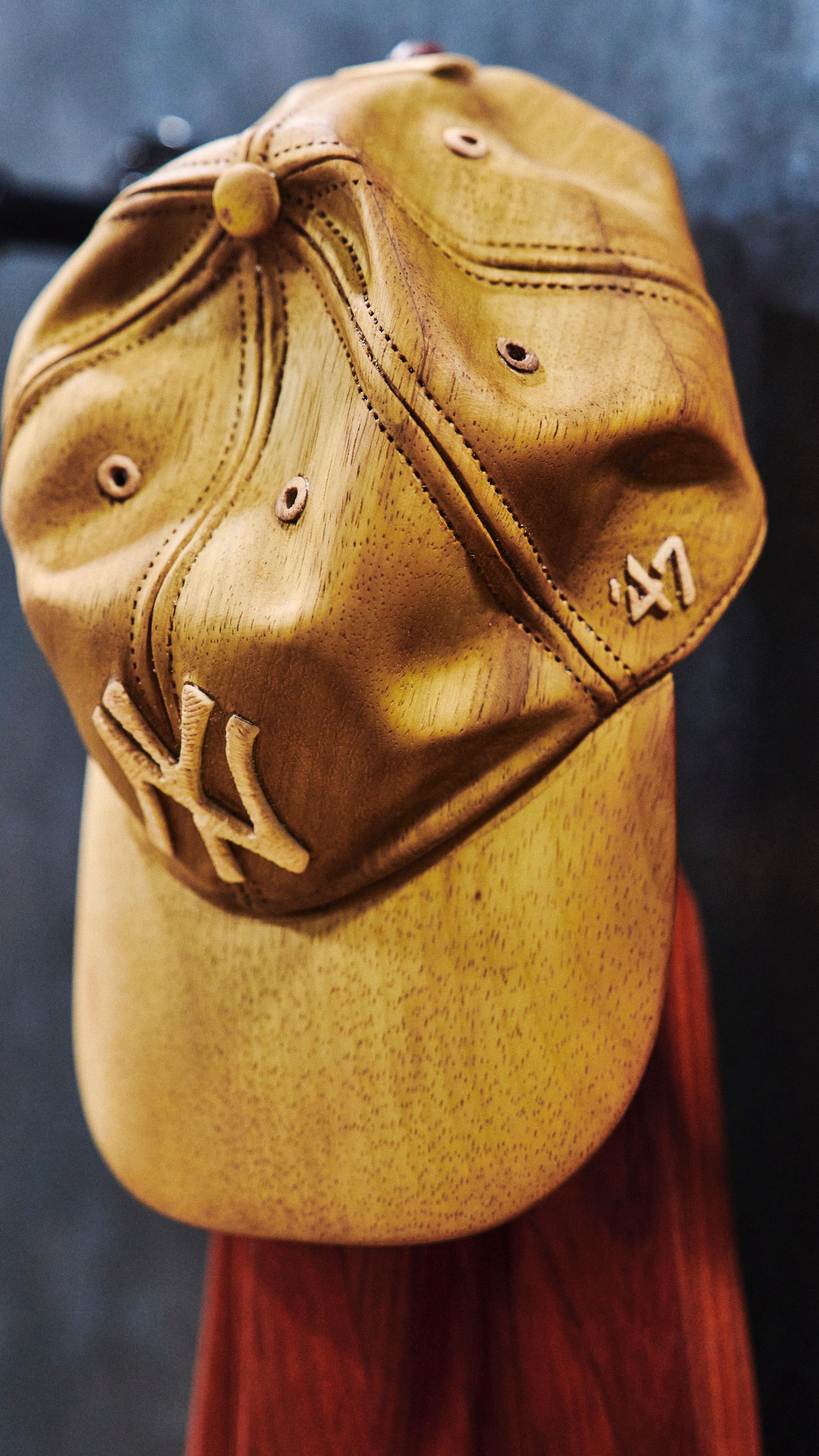 Instagram post by @happylifewood for Carhartt. Caption reads: A true master of his craft, @happylifewood poured....