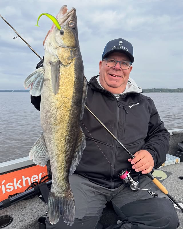 Instagram post by @jorgen_westinfishing for Garmin. Caption reads: [...] @westinfishing @garminsweden @garmin....