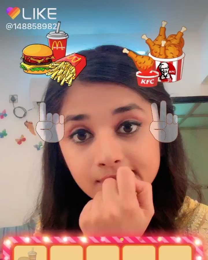 Instagram post by @officialkanikamann for Likee. Caption reads: Check #mychoices on @like_app_official and tell me....