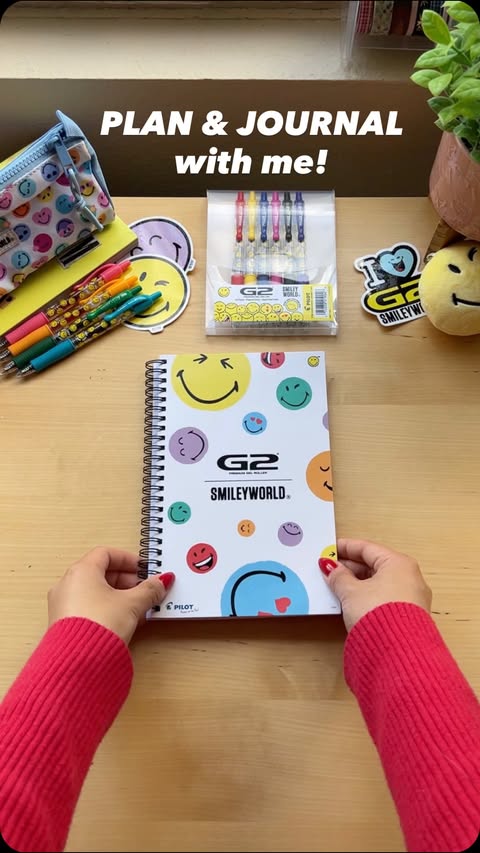 Instagram post by @mara.mcginnis for Pilot Corporation of America (Pilot Pen). Caption reads: How do you write happier? #ad For me, writing....