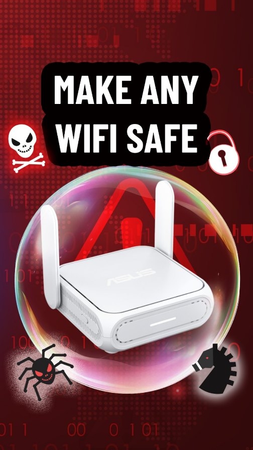 Instagram post by @thetechieguy for ASUS. Caption reads: This has to be the most underrated tech gadget I....