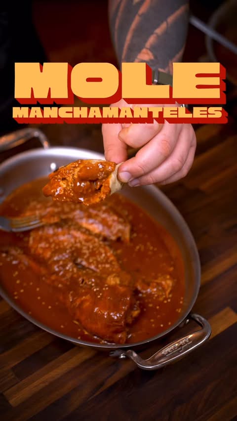 Instagram post by @goatboyintl for Wild Fork Foods. Caption reads: This mole manchamanteles is my go to in the colder....