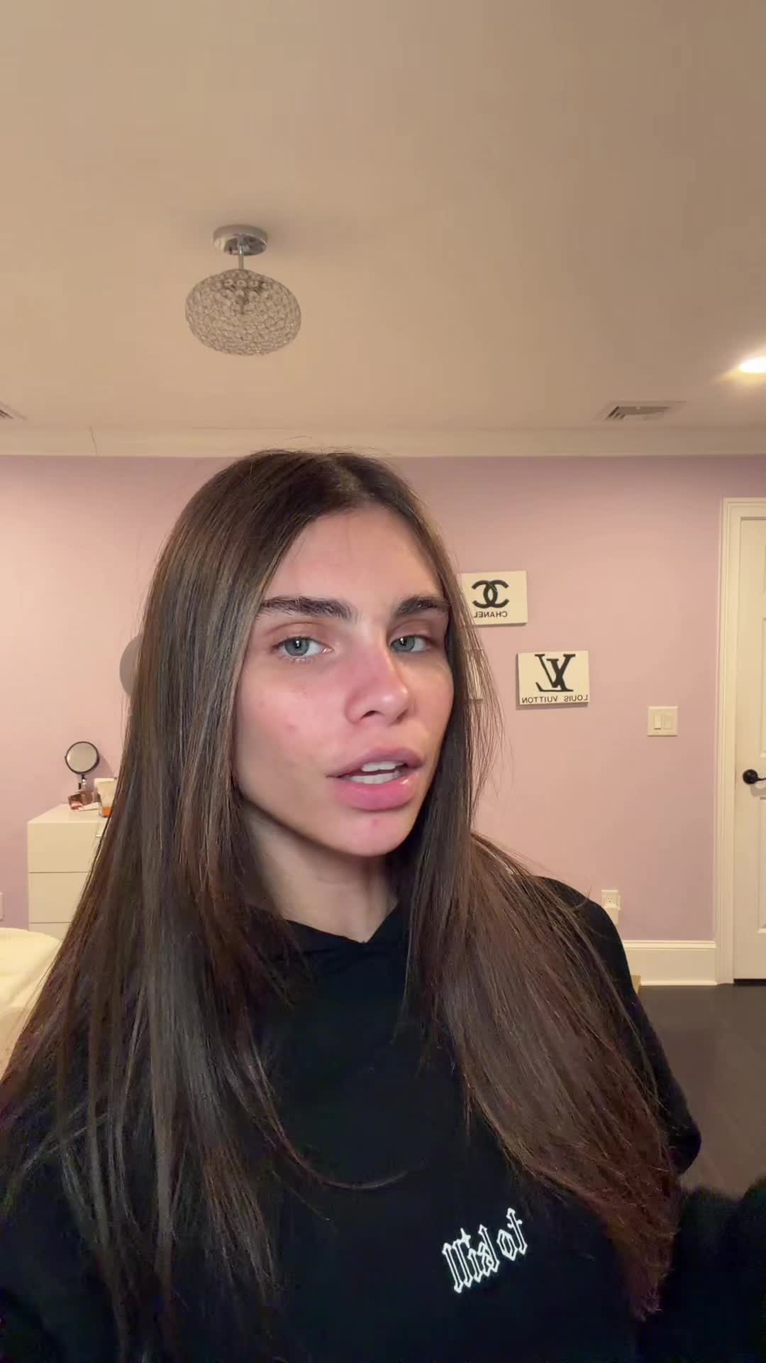 TikTok post by @sienna.sacco_ for KhloudFoods. Caption reads: Grwm + trying Khloud’s new Cinnamon Protein....