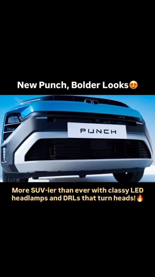 Instagram post by @itz_anu_bhatt for Tata Motors. Caption reads: [...] to change the SUV game once again.....