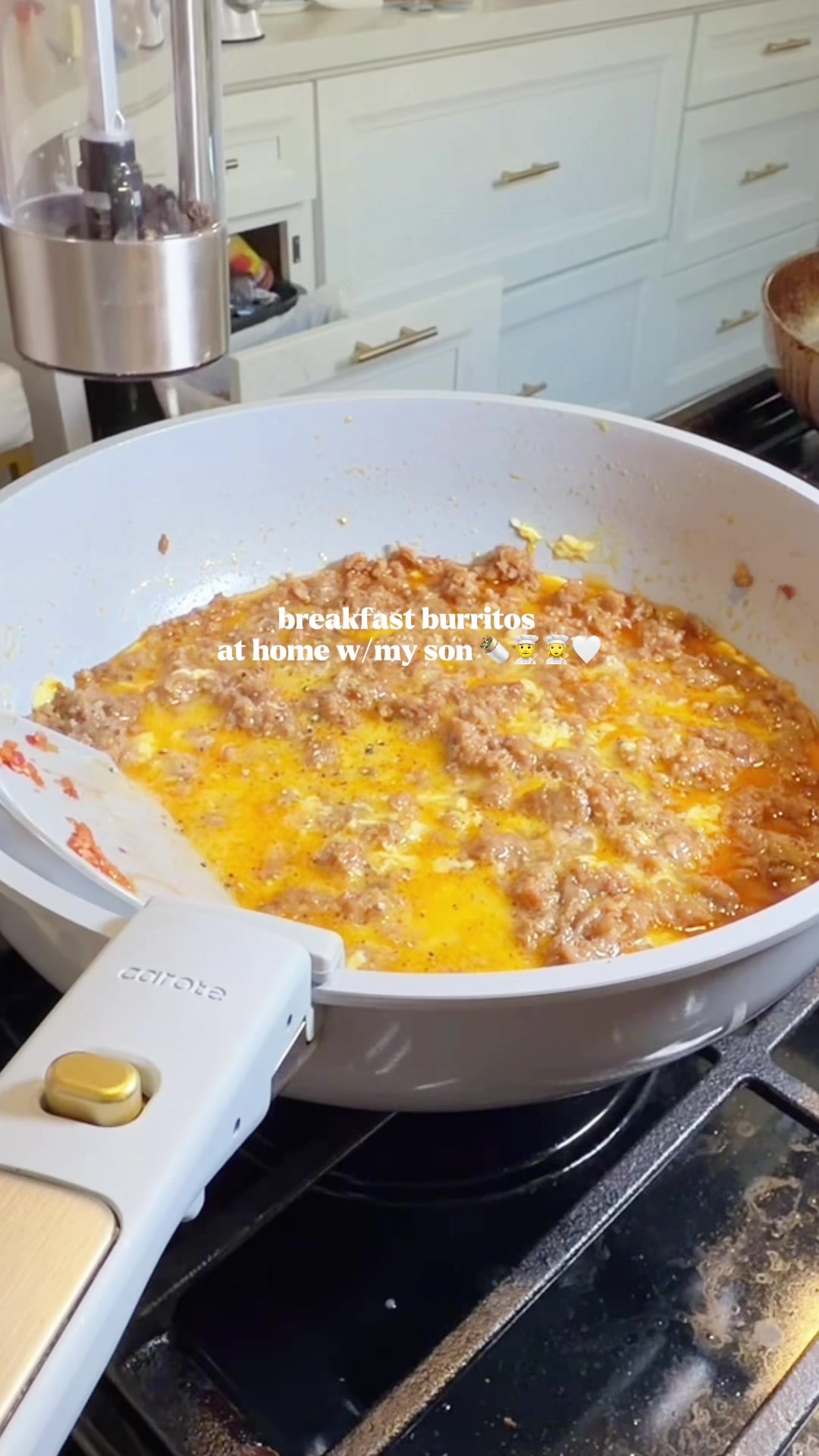 TikTok post by @jojadore for Carote. Caption reads: Loving our new @Carote Brand Store cookware set.....