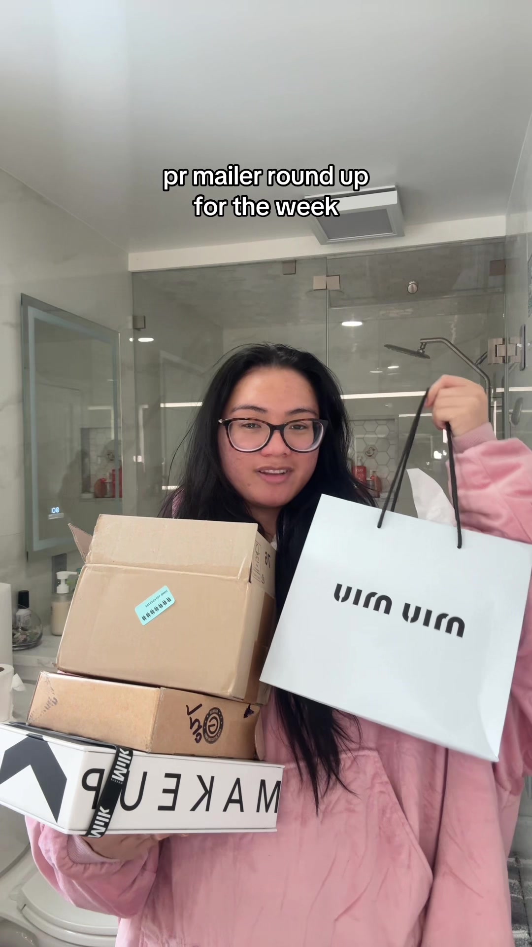 TikTok post by @jennileeashlee for Cocokind. Caption reads: [...] @milkmakeup hydro grip gel concealer....