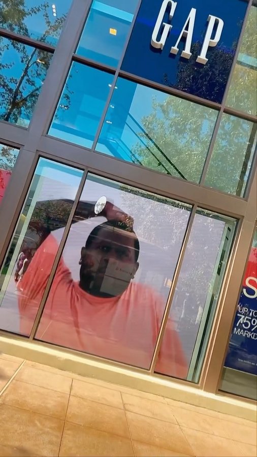 Instagram post by @freshredding for BlocLA. Caption reads: [...] later. Keep going! GOD DID. 🌠 @gap ✍🏾....