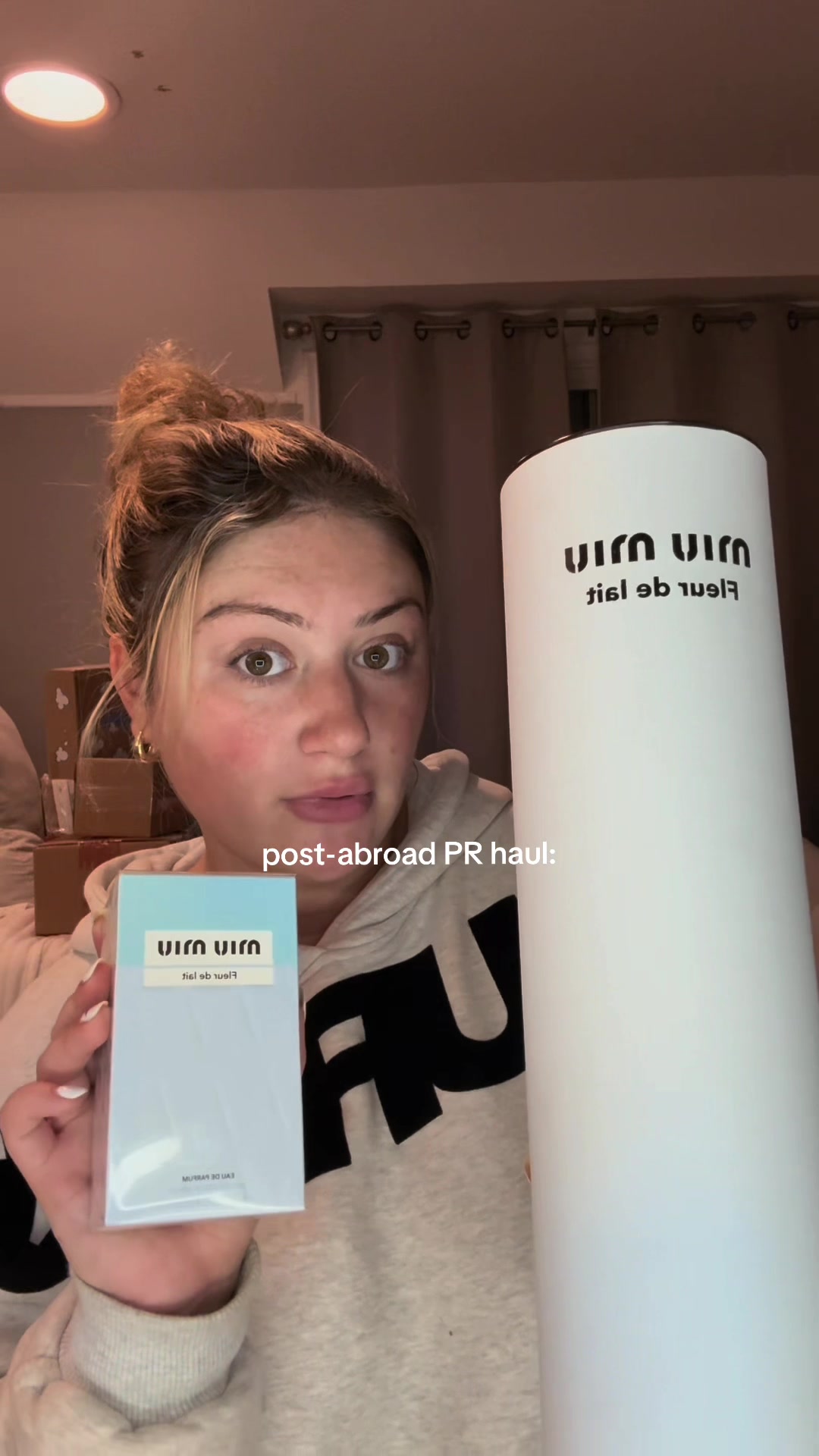TikTok post by @mattyweis for FlutterHabit. Caption reads: [...] #abroad @Armani beauty @Miu Miu....