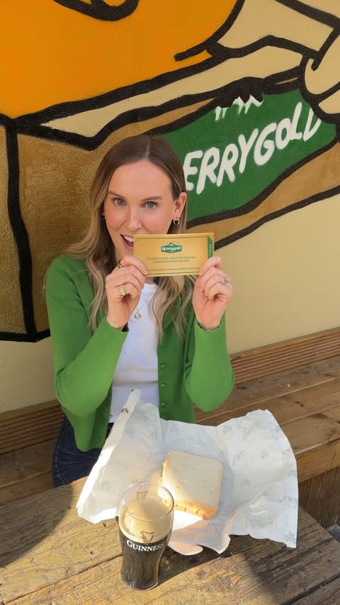 Instagram post by @alanalav for Kerrygold. Caption reads: St Patrick’s Day, the @kerrygold_uk way ☘️ AD A....