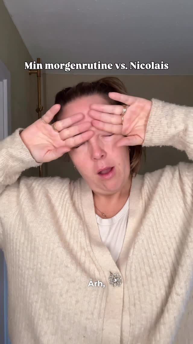 Instagram post by @ninaclaires for Aveeno. Caption reads: Reklame for @aveeno_dk - Og kan vi tale om, [...].